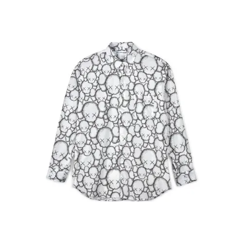 CDG Белая унисекс рубашка