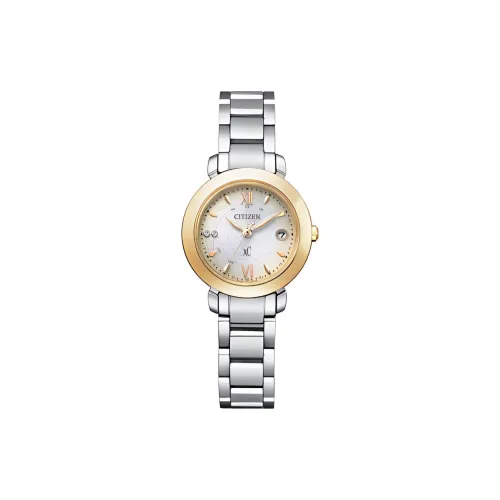 CITIZEN C Collection Светильник Кварцевый механизм Титан Ремешок Часы Женские Белый циферблат