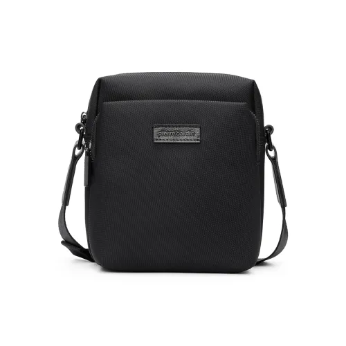 PIERRE CARDIN Сумка через плечо из ткани стиль 'Day' мужская черная железо-серый