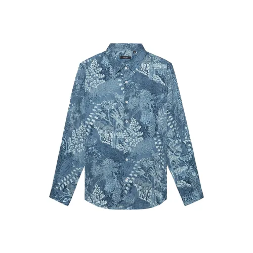 LIU·JO UOMO Синий Мужской Рубашки