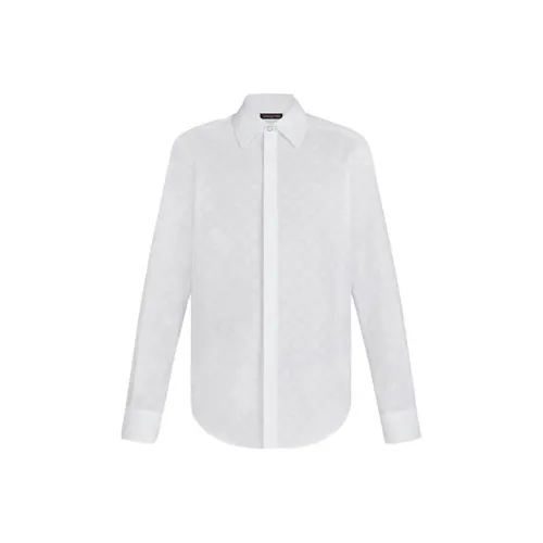 LOUIS VUITTON Новые ежеквартальные продукты LV Белые Мужские Рубашки