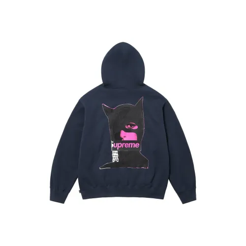 Supreme FW23 WEEK9 Женщина-кошка Худи Свитшот Унисекс