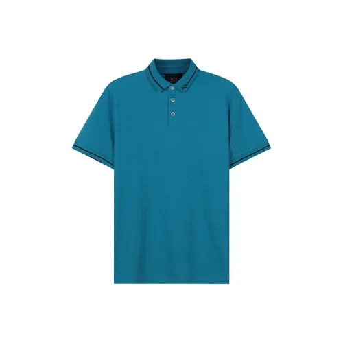 ARMANI EXCHANGEAE Мужское Поло Синее