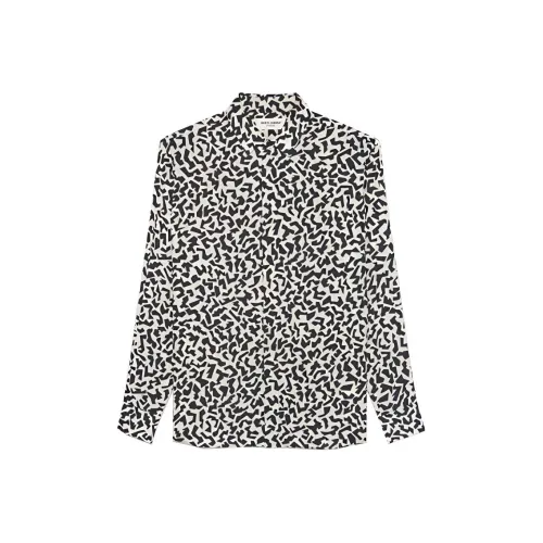 SAINT LAURENT FW21 Рубашка Мужская Черная