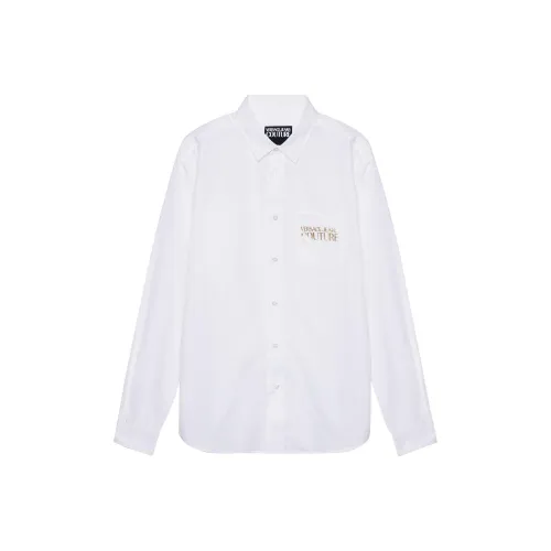 VERSACE JEANS COUTURE Белые Мужские Рубашки