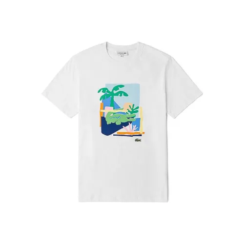 Lacoste SS22 T Рубашка Мужская Белая