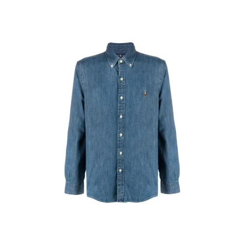 Polo Ralph Lauren Рубашка Мужская Синяя