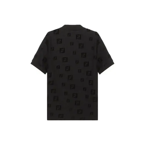 FENDI Мужская черная поло