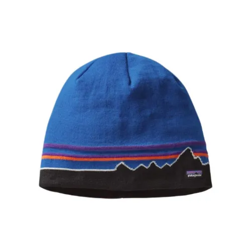 Patagonia Переработанный полиэстер Шапки-бини Унисекс Синий
