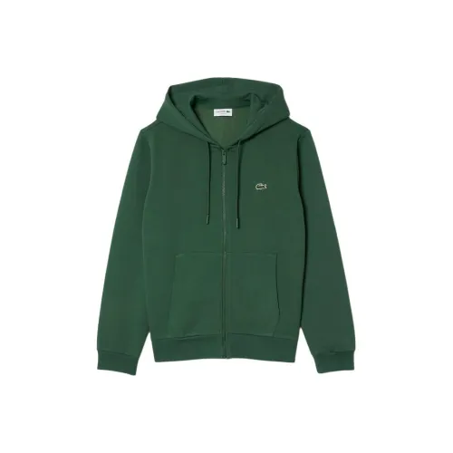 LACOSTE Collaboration Темно-зеленый Мужские Свитшоты
