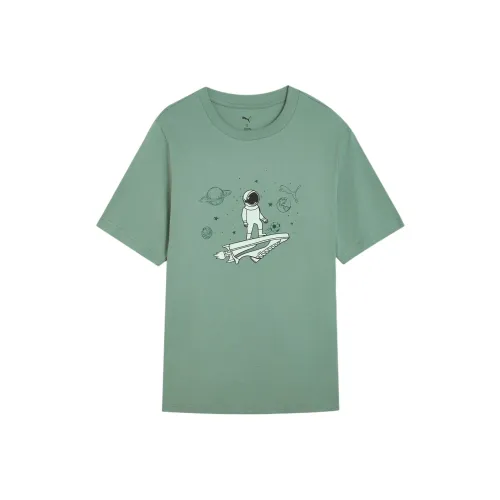 PUMA GRAPHICS Basic SS25 T-Shirt Мужской Бирюзовый 30