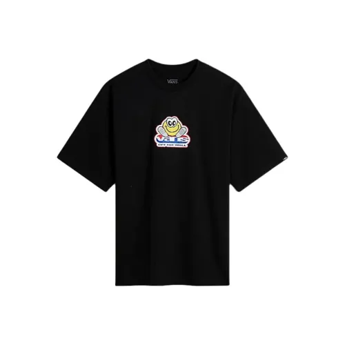 Vans Рукав с оборванным плечом T-рубашка Мужская Черная