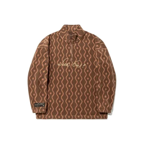 LINING Clay Brown Полный принт Унисекс Толстовки