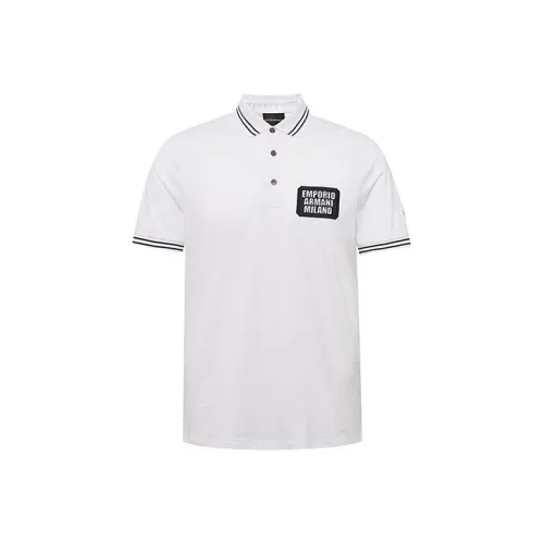 EMPORIO ARMANI Поло Мужское Белое