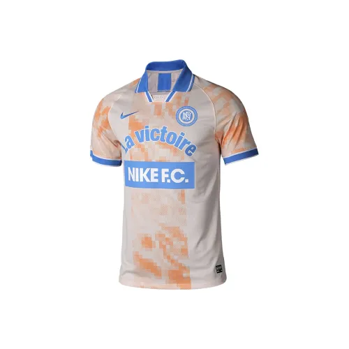 Nike Оранжевый Красный Мужская Поло