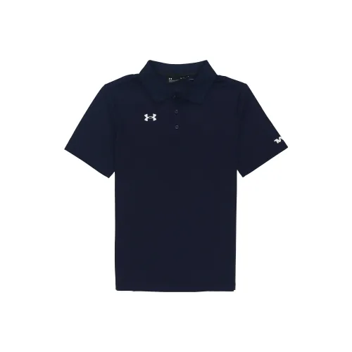 Under Armour Коллегиальный синий Мужская рубашка поло