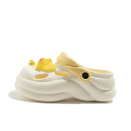 MEAKKEA Сабо Женские Бежево-желтые