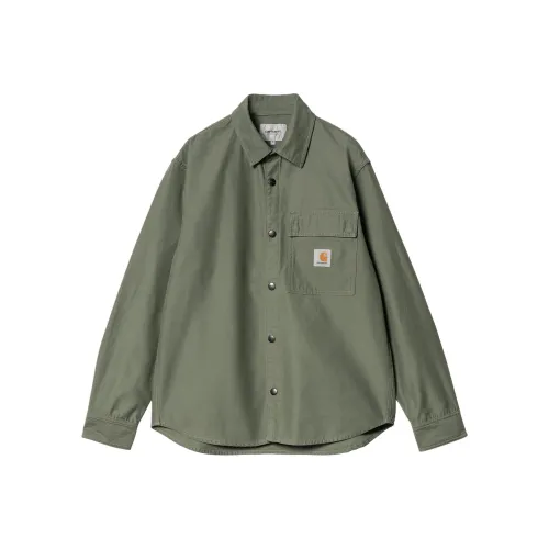 Carhartt WIP SS24 Hayworth Рубашка Jac Рубашка Унисекс Армейский зеленый