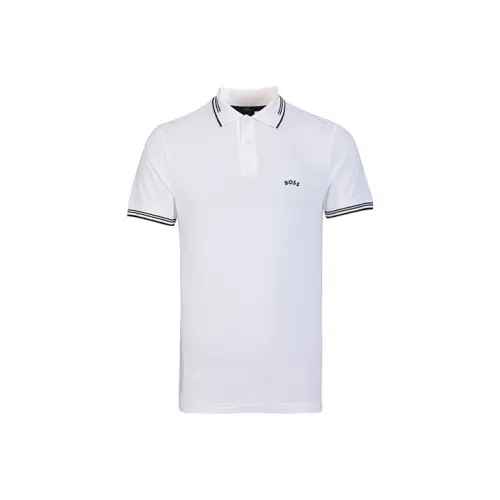 Hugo Boss Белая Мужская Поло