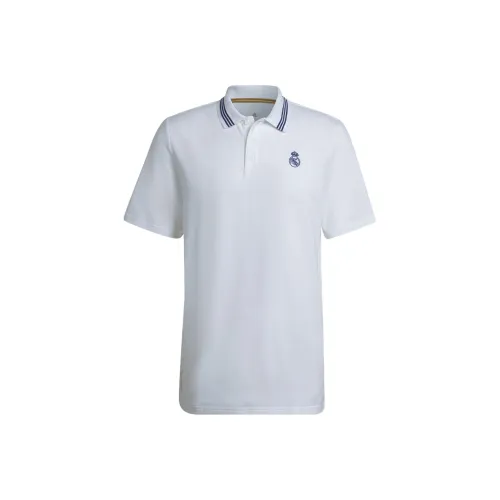 Adidas Real Madrid C.F Polo Мужской Белый