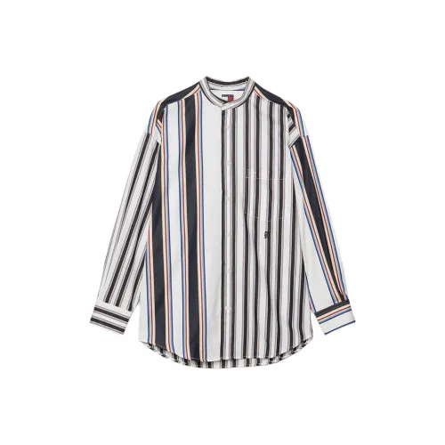 Tommy Hilfiger CLOT Co Branded Модель Темно-синий с Белым 0K4 Унисекс Рубашки