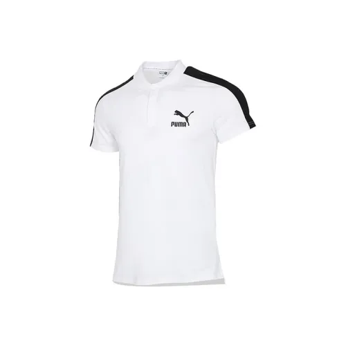 PUMA Белая Мужская Поло