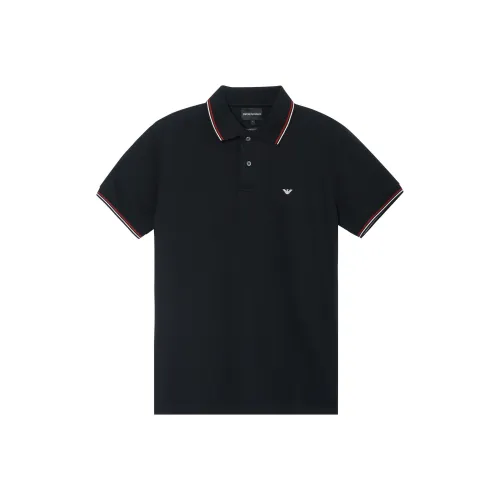 EMPORIO ARMANI Черная мужская поло