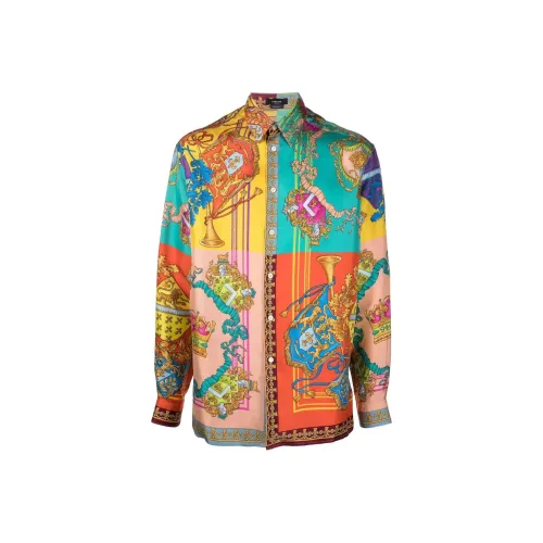 VERSACE Многоцветные Мужские Рубашки