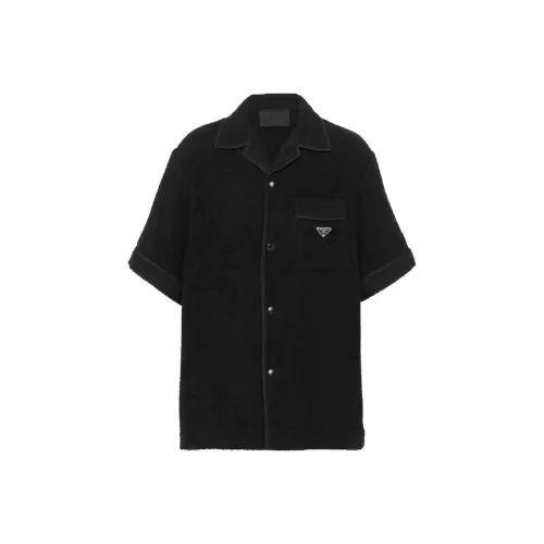 PRADA Мужские Черные Рубашки