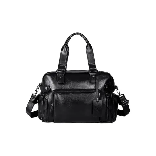 VIHUS Сумка через плечо из синтетической кожи мужская черная