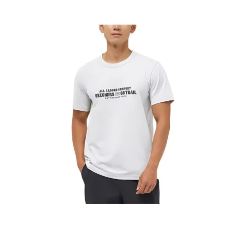 Skechers SS24 T Рубашка Мужская Рассвет Синий Серый