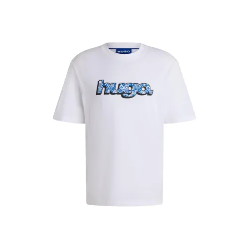 Hugo Boss Белые Мужские T-рубашки