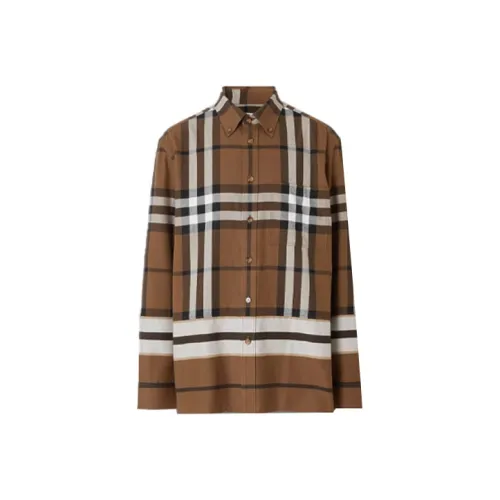 Burberry Рубашка Мужская Теплая Персикового Тона