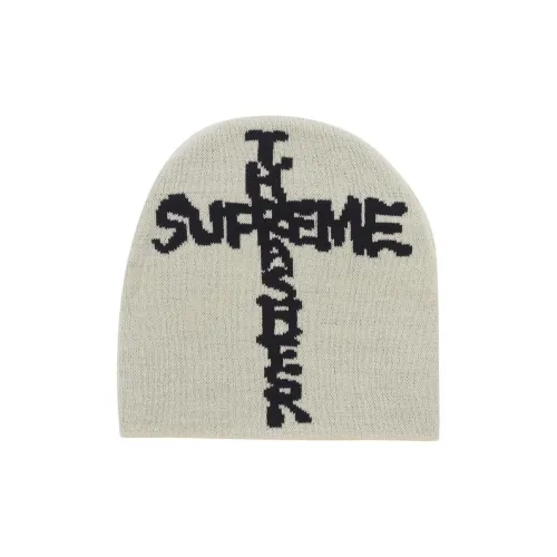 Supreme x Thrasher Трикотажная ткань Шапки-бини Унисекс Бежевый
