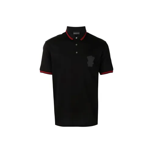 EMPORIO ARMANI Черная мужская поло