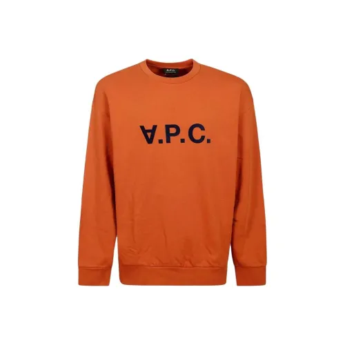 A.P.C. Joint Paragraph Апельсин Мужские Толстовки