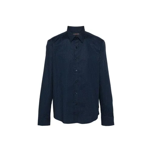 MICHAEL KORS SS24 Рубашка Мужская Midnight Blue
