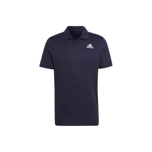 Adidas Морской Синий Мужское Поло