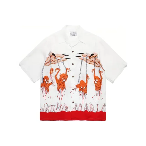 WACKO MARIA Белая унисекс рубашка