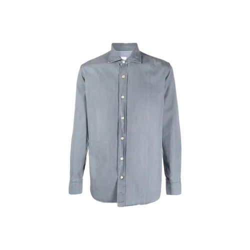 Eleventy FIRSTCLASS Made IN Italy Рубашка Мужская Светло-Синяя