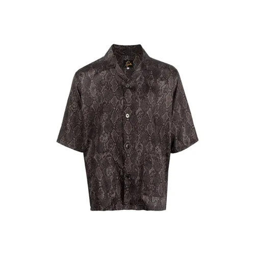 Needles Collaboration Мужские Черные Рубашки