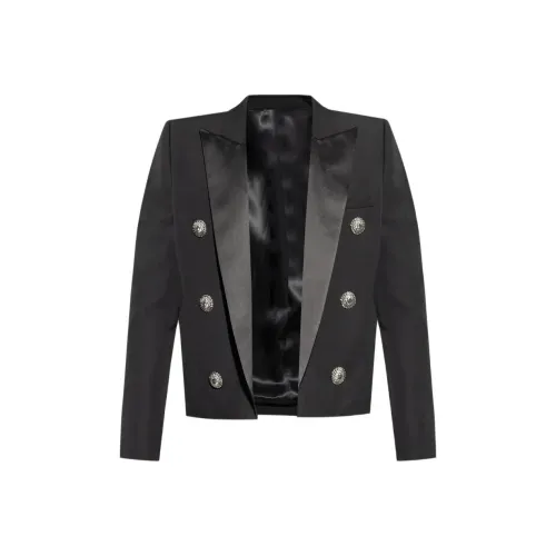 BALMAIN Бизнес-костюм пальто мужской черный