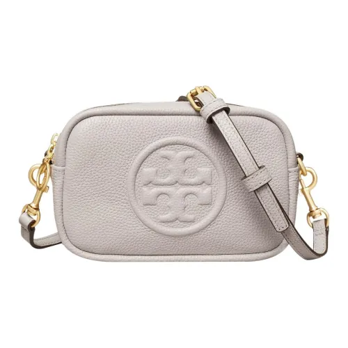 Tory Burch Perry Кожа Сумка через плечо Сумка на плечо Женская Серый