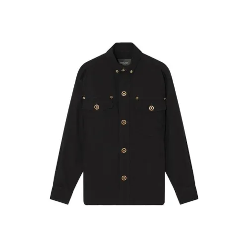 VERSACE Мужские Черные Рубашки