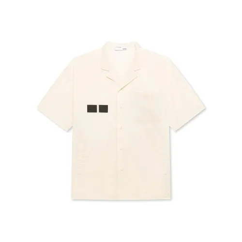 GXG BG Bingan Meng Designer Рубашки Унисекс Экрю