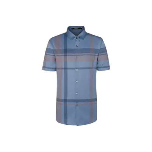 Satchi Blue Gray Мужские Рубашки