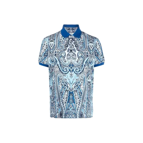 ETRO Синий Мужская Поло