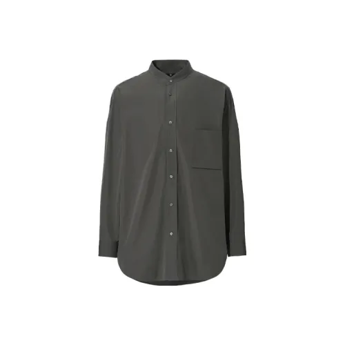 UNIQLO FW20 Jil Sander Collaboration Series Рубашка Мужская Оливково-Зеленая