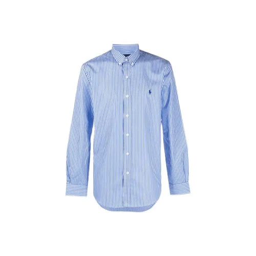 Polo Ralph Lauren Blue Men's Shirts Поло Ralph Lauren Синие Мужские Рубашки