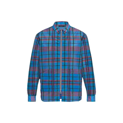 LOUIS VUITTON FW21 Рубашка Мужская Синяя